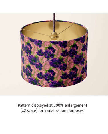 Purple bloom 07 – rosa Blüten mit Farnen | Mamidu