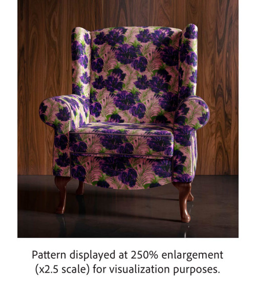 Purple bloom 07 – rosa Blüten mit Farnen | Mamidu