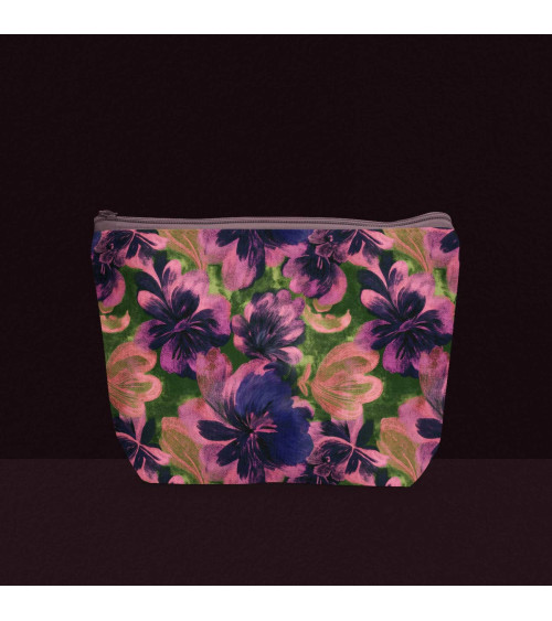 Purple bloom 08 – ciemne kwiaty na oliwce | Mamidu