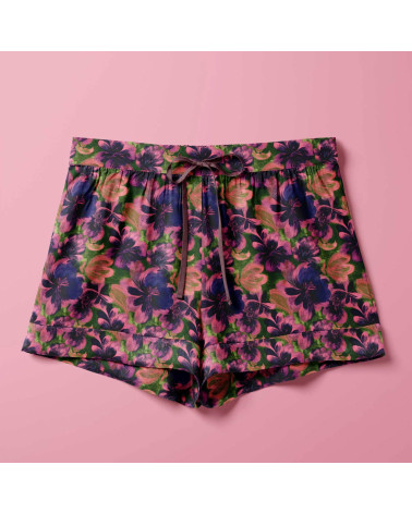 Purple bloom 08 – ciemne kwiaty na oliwce | Mamidu