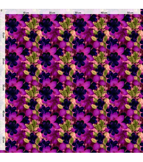 Purple bloom 09 – verwischte violette Blüten | Mamidu