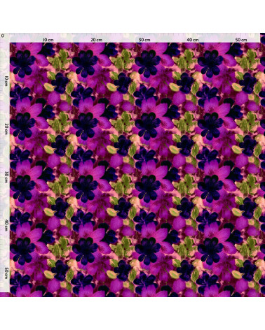 Purple bloom 09 – verwischte violette Blüten | Mamidu