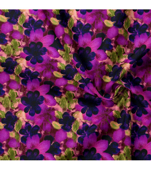 Purple bloom 09 – verwischte violette Blüten | Mamidu