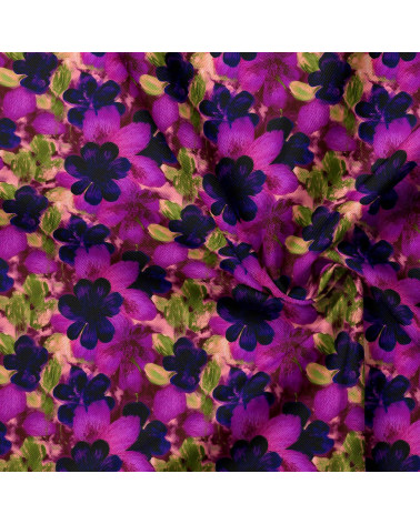 Purple bloom 09 – verwischte violette Blüten | Mamidu