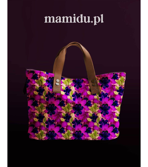 Purple bloom 09 – verwischte violette Blüten | Mamidu
