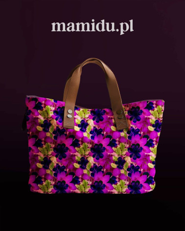 Purple bloom 09 – verwischte violette Blüten | Mamidu
