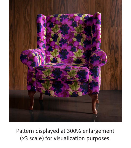 Purple bloom 09 – verwischte violette Blüten | Mamidu