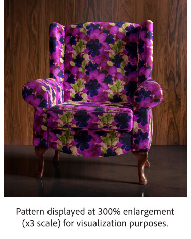 Purple bloom 09 – verwischte violette Blüten | Mamidu