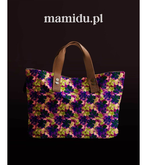 Purple bloom 10 – plum floral fabric | Mamidu