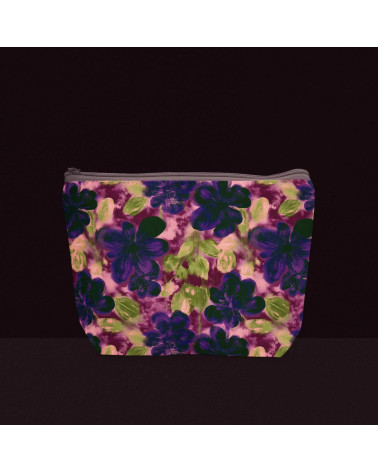 Purple bloom 10 – plum floral fabric | Mamidu