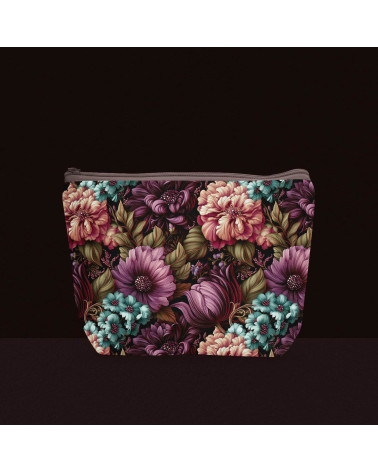 Velvet bloom 02 – dark bouquet fabric | Mamidu