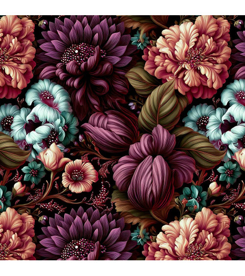 Velvet bloom 03 – bukiet w mięcie i bordo | Mamidu