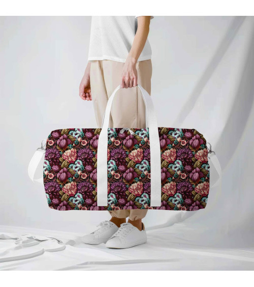 Velvet bloom 03 – Strauß in Mint und Bordeaux | Mamidu
