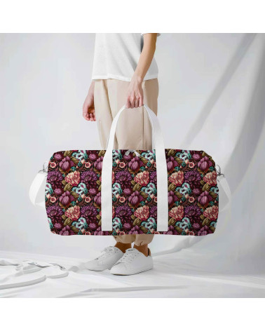 Velvet bloom 03 – Strauß in Mint und Bordeaux | Mamidu