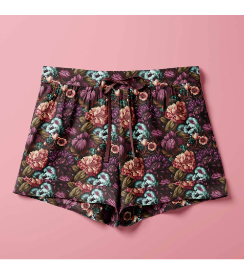 Velvet bloom 03 – Strauß in Mint und Bordeaux | Mamidu