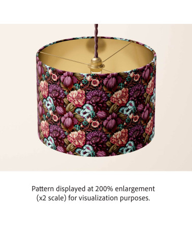 Velvet bloom 03 – Strauß in Mint und Bordeaux | Mamidu