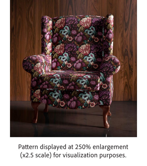Velvet bloom 03 – Strauß in Mint und Bordeaux | Mamidu