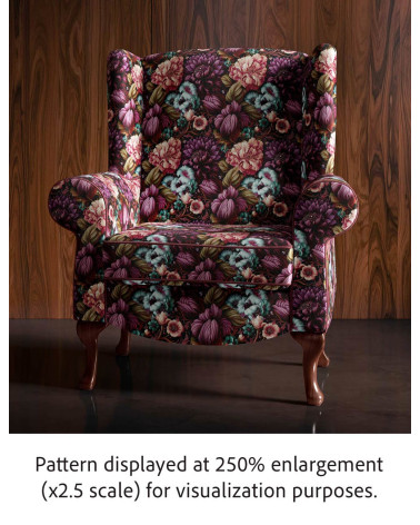 Velvet bloom 03 – Strauß in Mint und Bordeaux | Mamidu