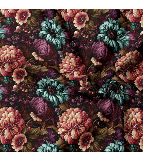 Velvet bloom 04 – ciemne piwonie i dalie | Mamidu
