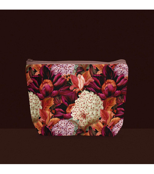 Velvet bloom 06 – red bouquet fabric | Mamidu