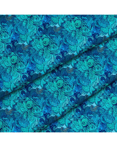 Polyester  Rippling grass 4