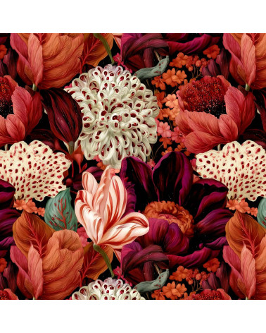 Velvet bloom 07 – cream coral bouquet | Mamidu