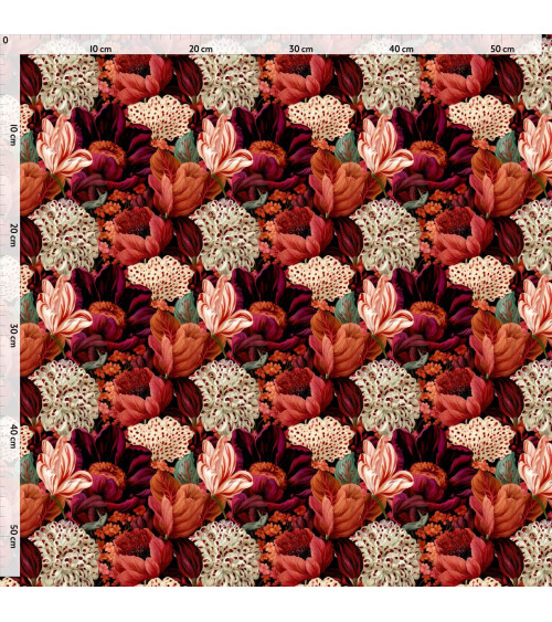 Velvet bloom 07 – cream coral bouquet | Mamidu