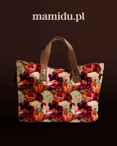 Velvet bloom 07 – cream coral bouquet | Mamidu