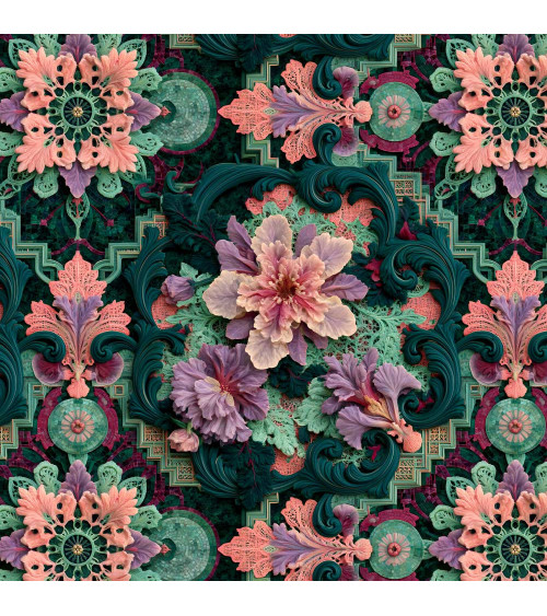 Velvet bloom 09 – baroque floral ornament | Mamidu