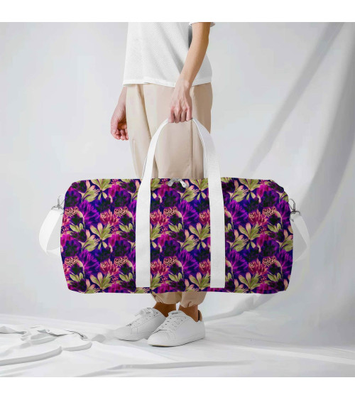 Violet leopard 02 – panterka i kwiaty | Mamidu