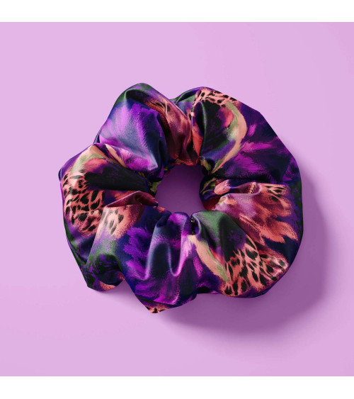 Violet leopard 02 – panterka i kwiaty | Mamidu