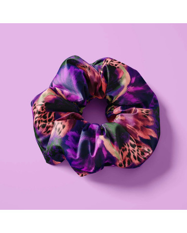 Violet leopard 02 – panterka i kwiaty | Mamidu
