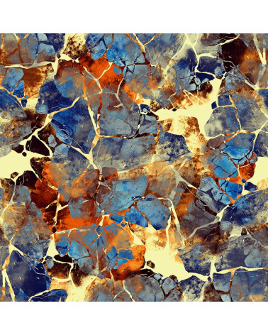 Polyester  Cracked earth