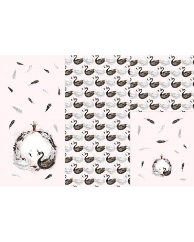 Panel for sleeping bag Swan 1