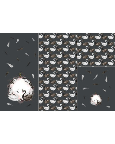 Panel for sleeping bag Swan 2