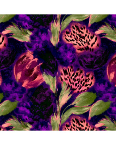 Violet leopard 04 – violettes Leopardenmuster | Mamidu