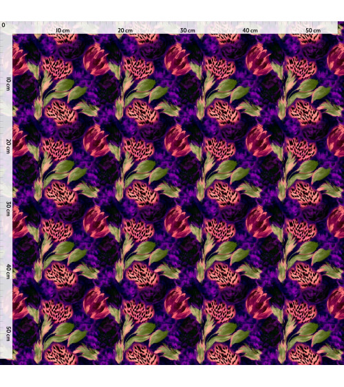 Violet leopard 04 – violettes Leopardenmuster | Mamidu