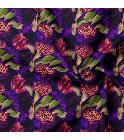 Violet leopard 04 – violettes Leopardenmuster | Mamidu