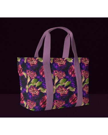 Violet leopard 04 – violettes Leopardenmuster | Mamidu