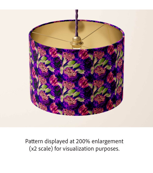 Violet leopard 04 – violettes Leopardenmuster | Mamidu