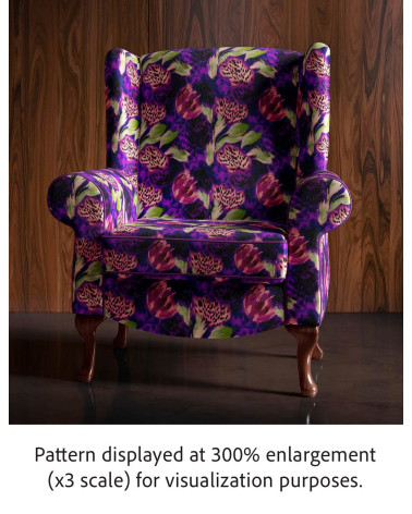 Violet leopard 04 – violettes Leopardenmuster | Mamidu
