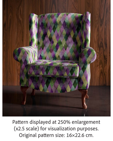 Harlequin diamond 01 – Harlekin-Rauten, Meterware | Mamidu