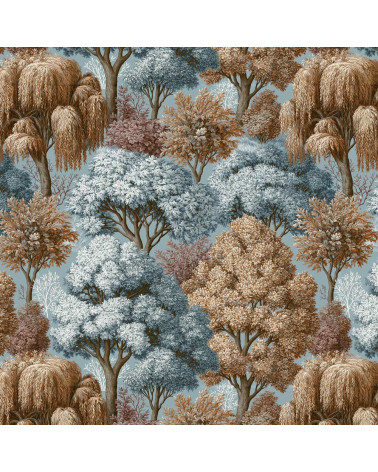 Woodland trees 01 – woodland trees fabric | Mamidu