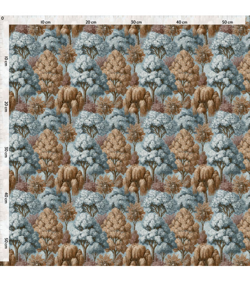 Woodland trees 01 – woodland trees fabric | Mamidu