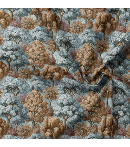 Woodland trees 01 – woodland trees fabric | Mamidu