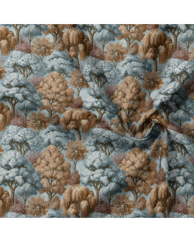 Woodland trees 01 – woodland trees fabric | Mamidu