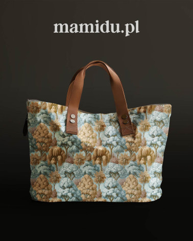 Woodland trees 01 – woodland trees fabric | Mamidu