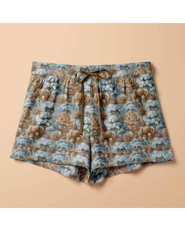 Woodland trees 01 – woodland trees fabric | Mamidu