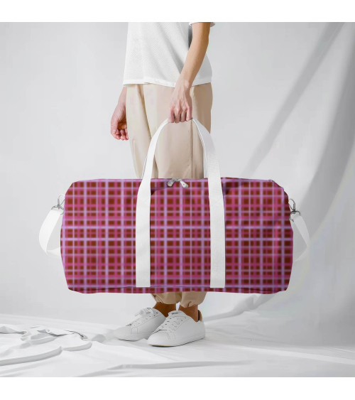 Blurred grid 02 – bordowa rozmyta krata | Mamidu