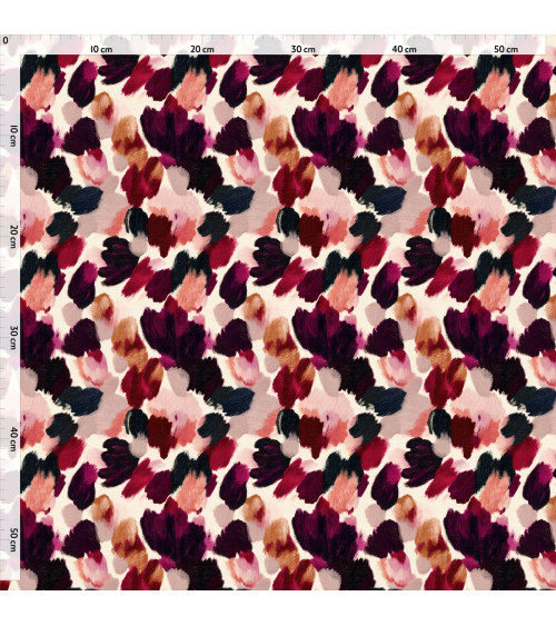 Brush strokes 02 – malarskie plamy, bordo i róż | Mamidu